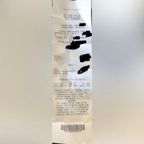 David Yurman Initial “E” Pinky Ring - 18K yellow gold & diamond - Picture 15 of 15